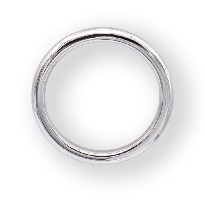 Harry Winston Platinum 2mm Rounded Wedding Band Ring Size 4