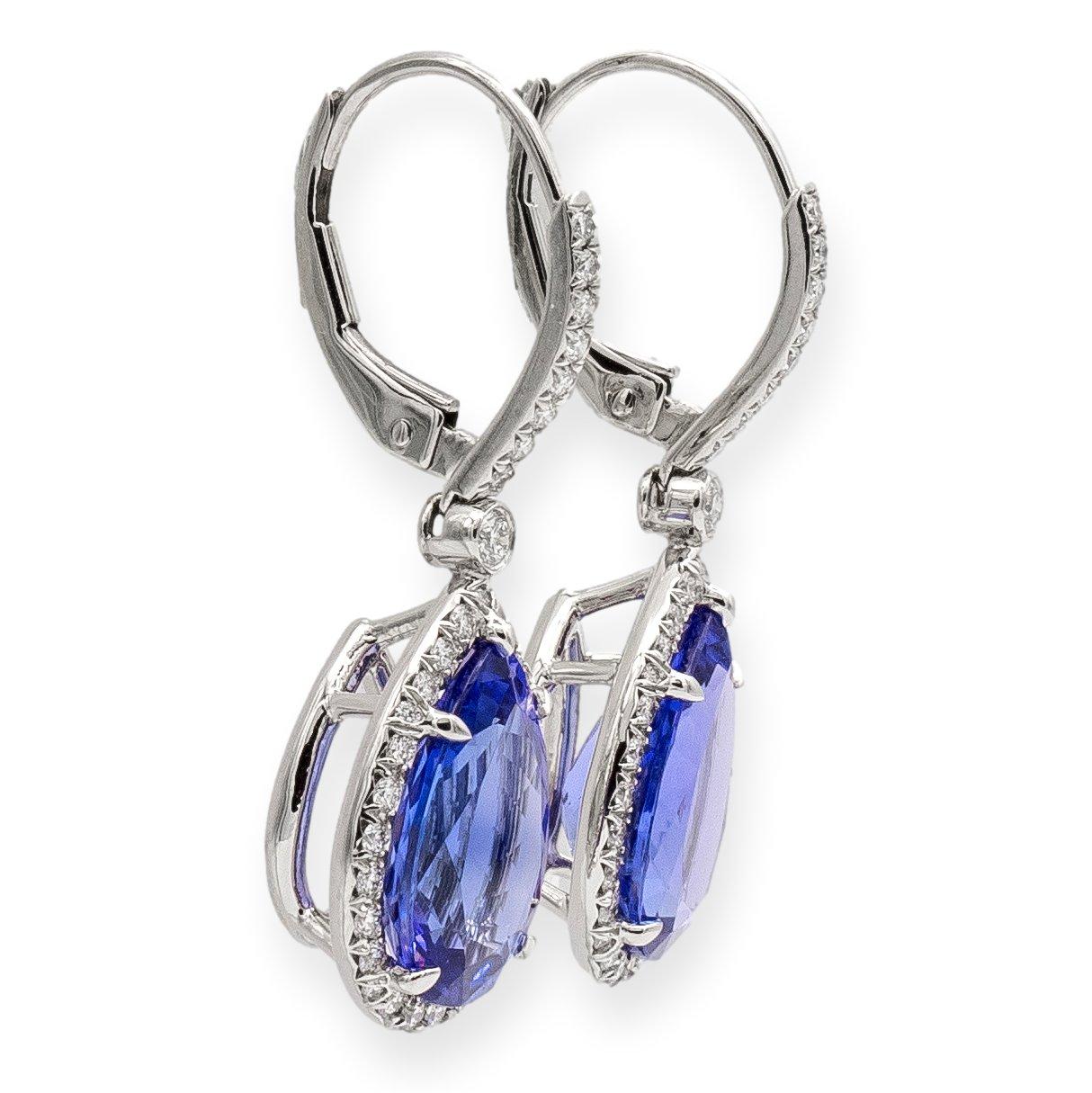 Tanzanite earrings tiffany store