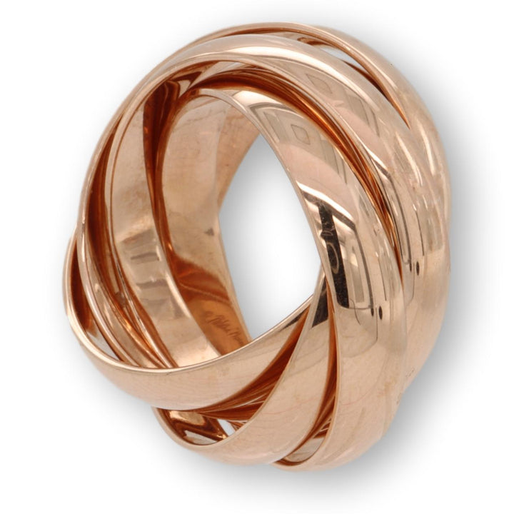 Tiffany & Co. 18K Rose Gold Paloma Picasso Melody 5 Band Ring Size 5