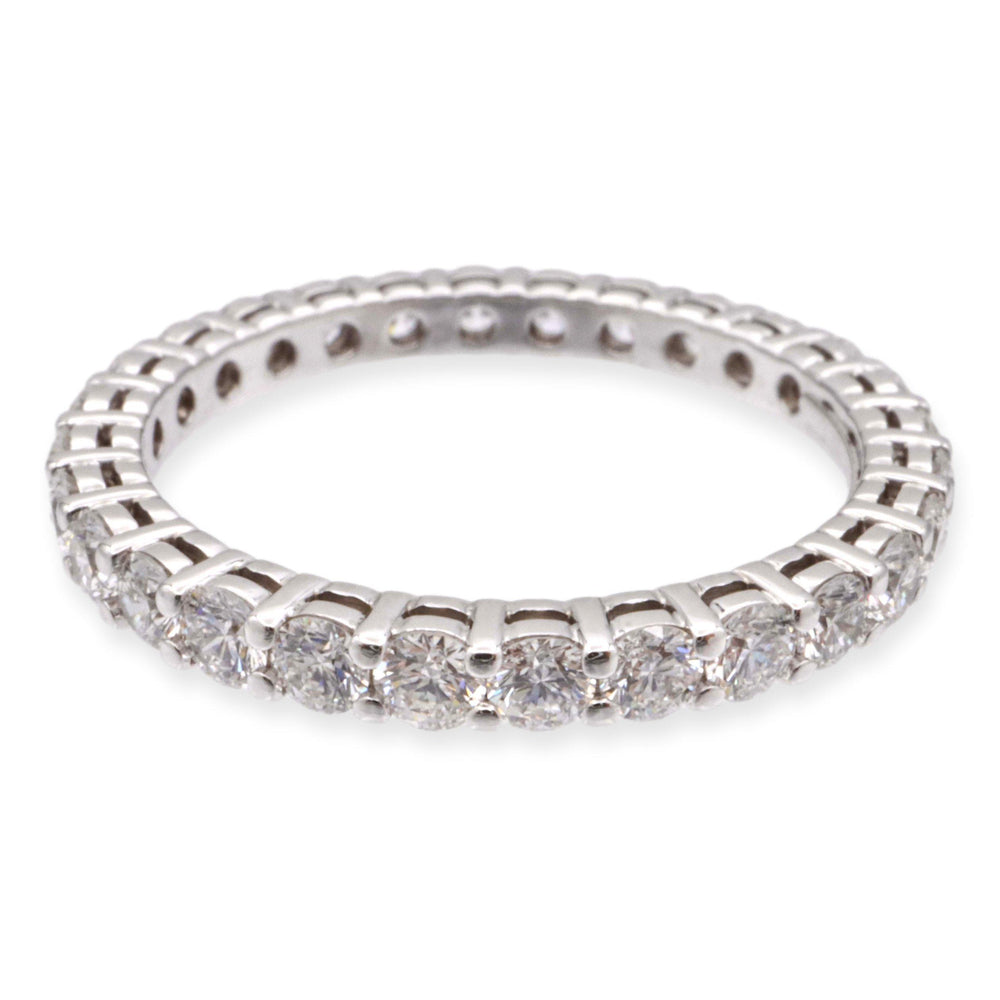 Tiffany & Co. Platinum Forever Full Circle Diamond Band Ring .85ct Size 5