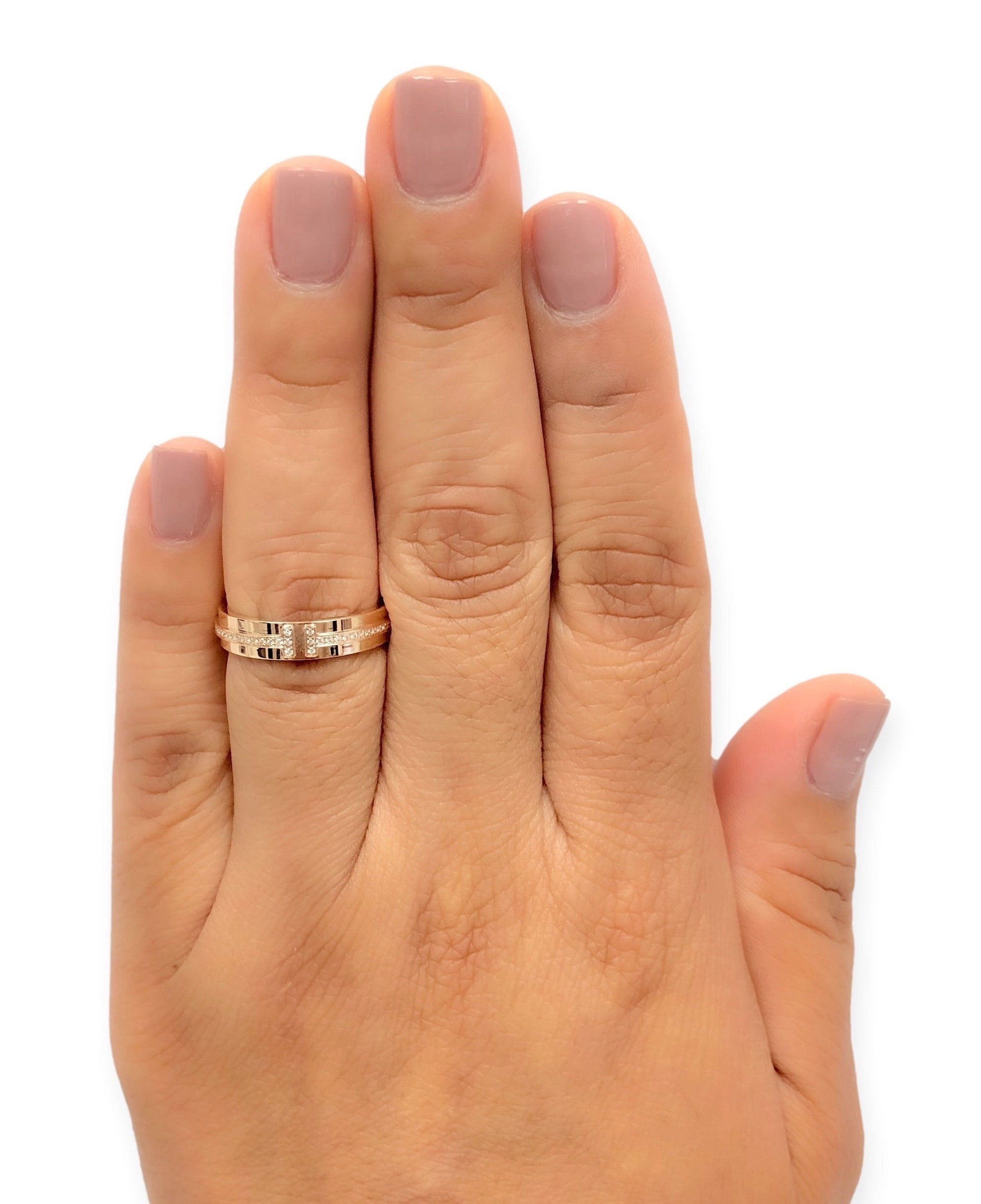 Tiffany wide band ring deals