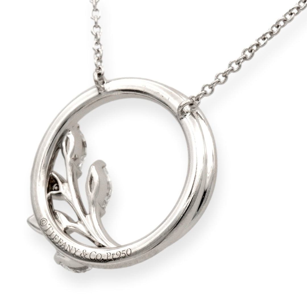 Tiffany Platinum Vine Victoria Mixed-Cut Diamond Circle