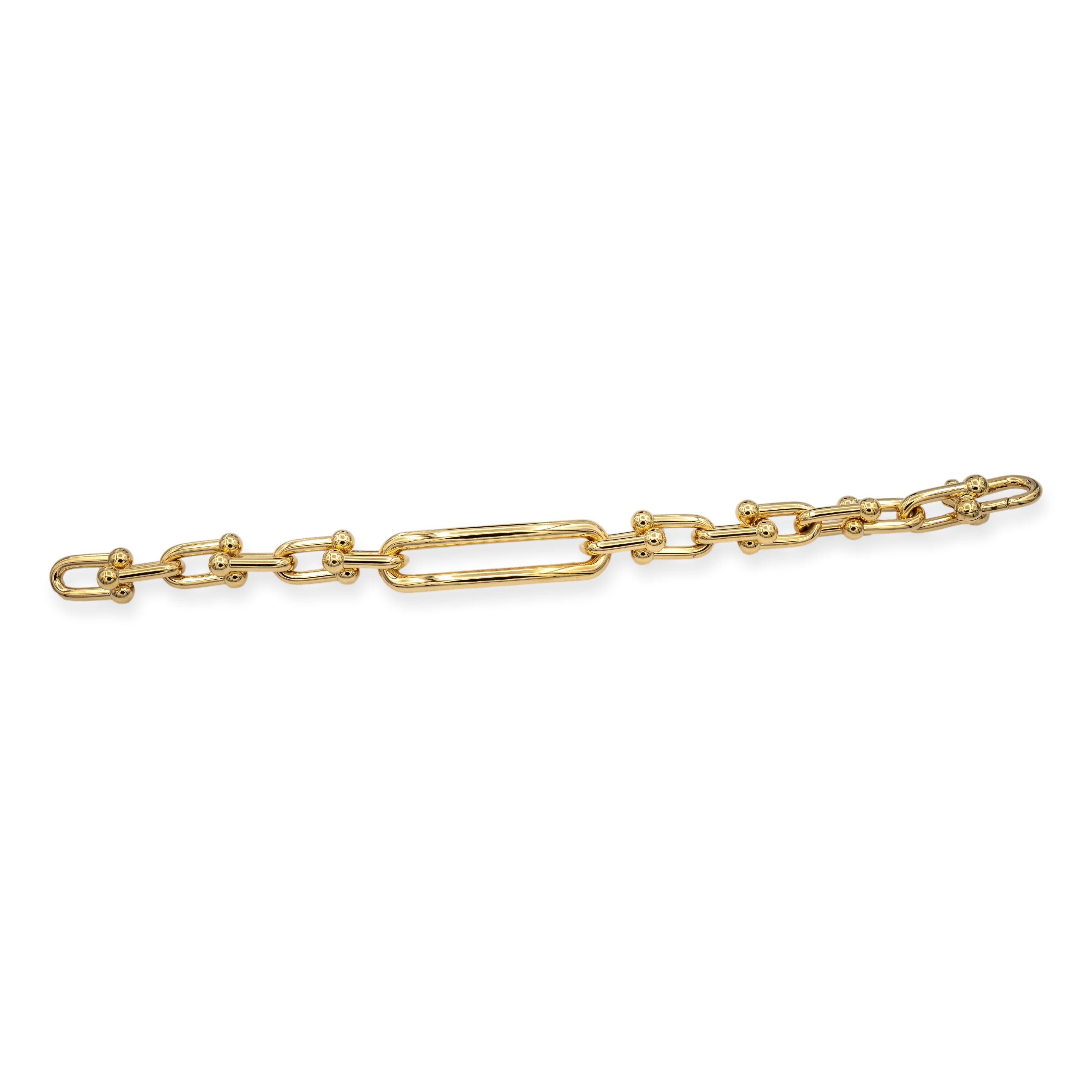 Tiffany & Co. 18K Yellow Gold Hardwear Link Bracelet Medium – The