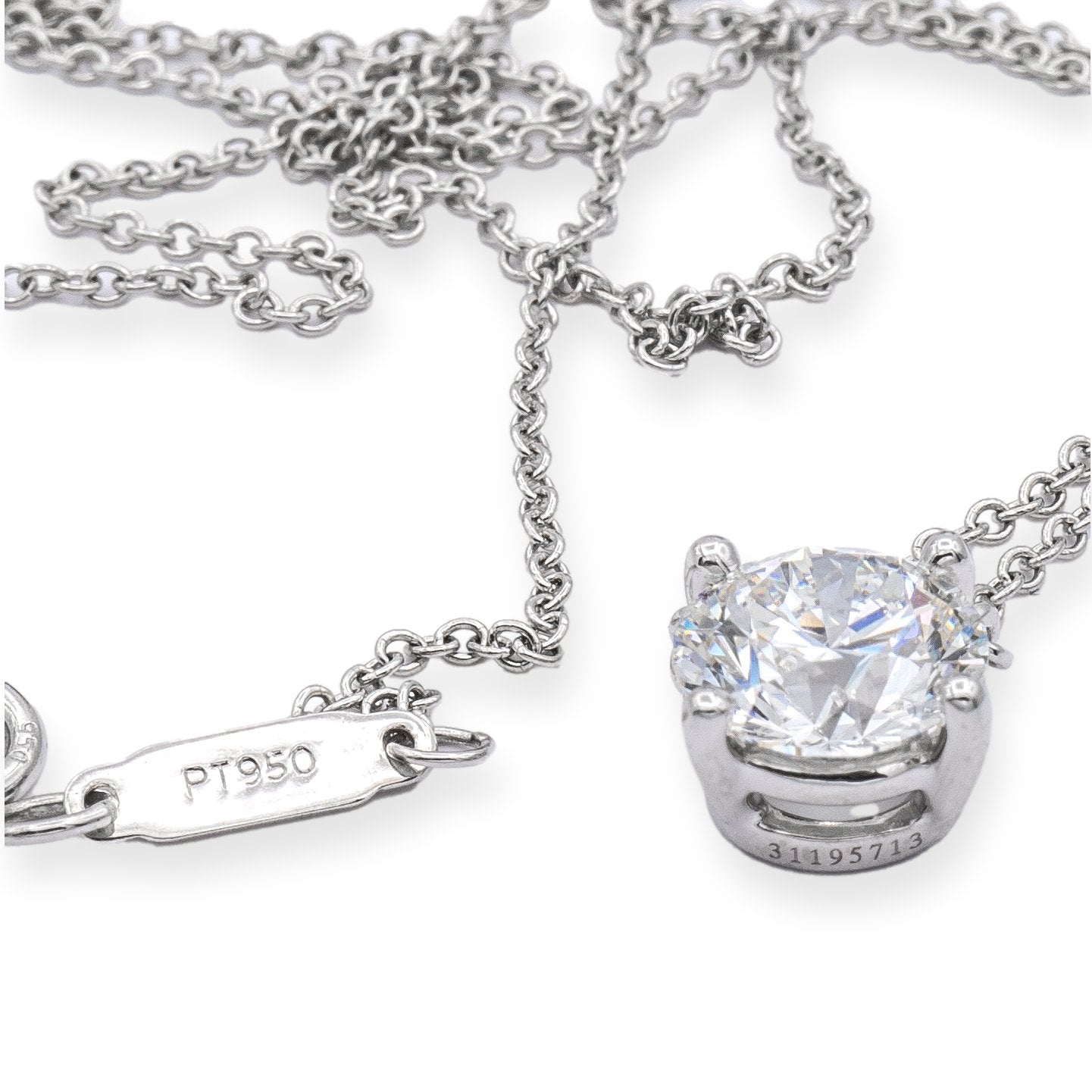 Floating diamond necklace tiffany deals