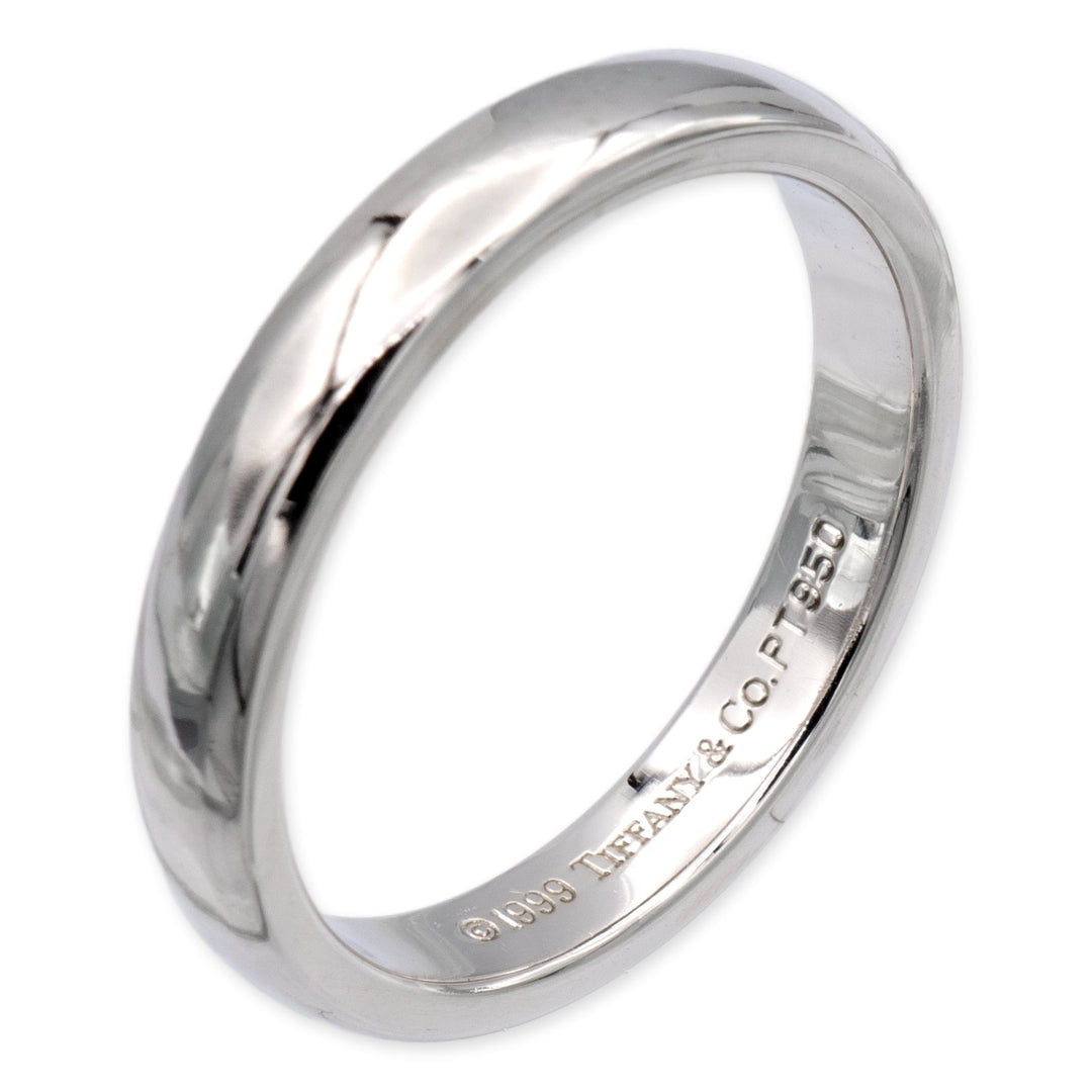 Vintage Tiffany & Co. Platinum Classic 3 mm Wedding Band Ring Size 4.5