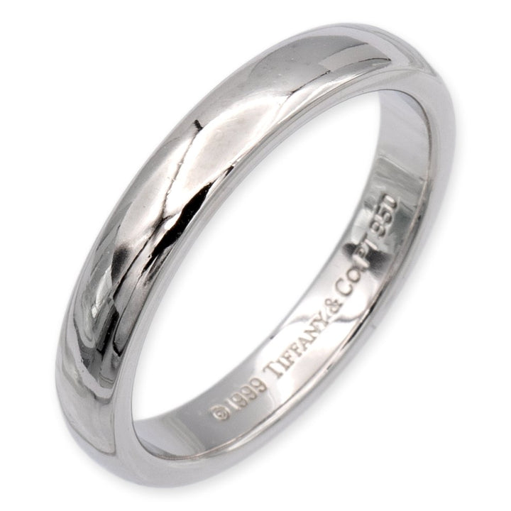 Vintage Tiffany & Co. Platinum Classic 3 mm Wedding Band Ring Size 4.5
